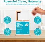 Laundry Detergent Sheets - Hypoallergenic, Plant-Based with Coconut Oil & Soapberry Extract - Unscented, Safe for Colors & Whites, 50-Pack